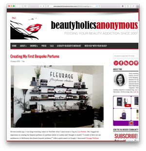 make a perfume Beautyholics make custom perfume review
